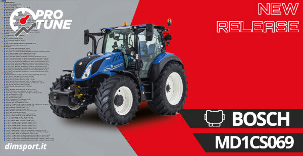 NEW RELEASE FOR NEW HOLLAND T5 WITH BOSCH MD1CS069 ECUS