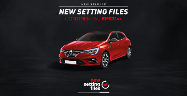 New Race Evo setting files for EMS31xx ECU